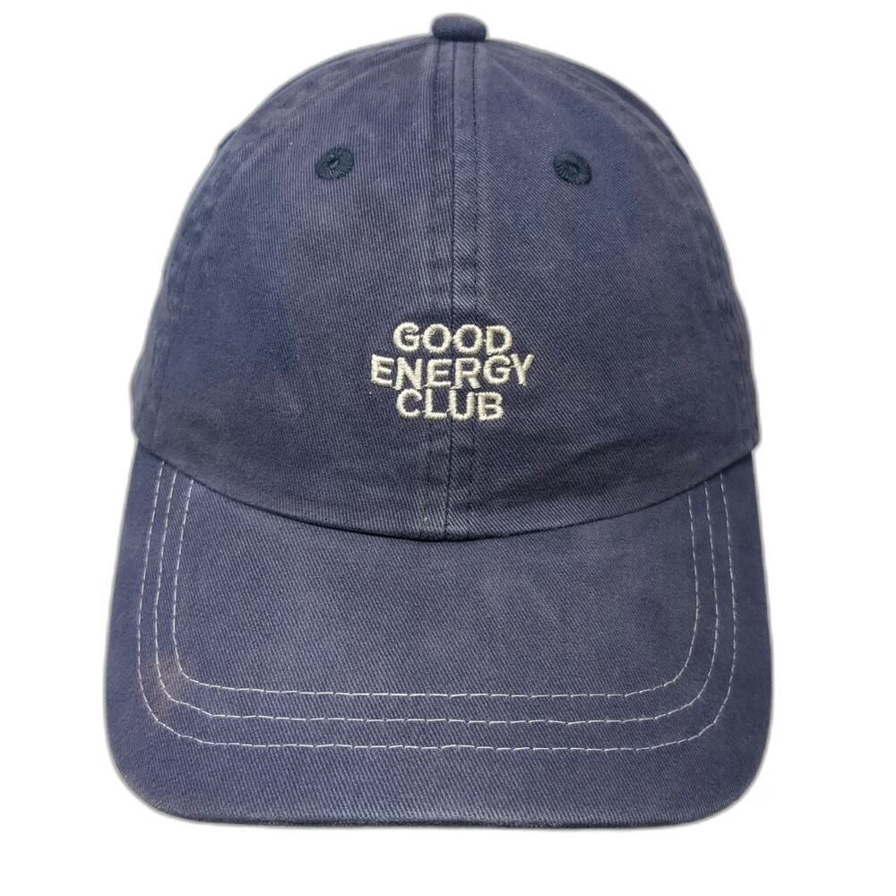 Rubi Baseball Cap Blue One Size Good Energy Club Cotton Contrast Stitching Hat